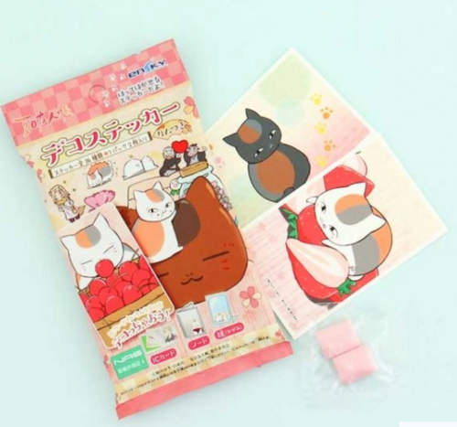 Ensky Natsume's Book of Friends Stickers & Gum Set